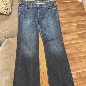 7 for all Mankind Dojo Flip Flop Jean Size 32